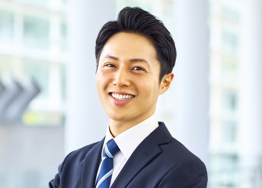 清潔な印象の男性イメージ